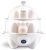 Dash Deluxe Rapid Egg Cooker: Electric, 12 Capacity for Hard Boiled, Poached, Scrambled, Omelets, Steamed Vegetables, Seafood, Dumplings & More, 1, White