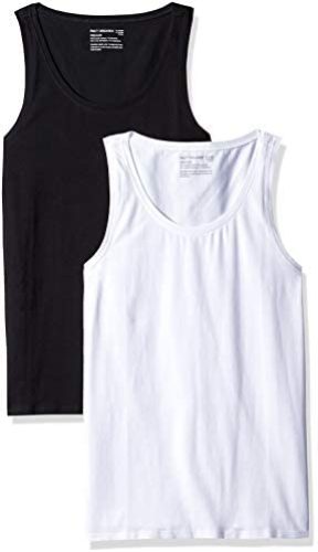 Pact Women’s Stretch-fit Tank Top, Scoop Neckline (2 Pack)