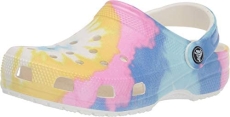 Crocs Unisex-Adult Classic Tie Dye Clog | Comfortable Slip on Water Shoes