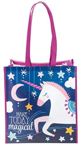 Stephen Joseph Kids’ LARGE RECYCLED GIFT BAGS, UNICORN