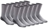 Dickies Men’s Dri-tech Moisture Control Crew Socks Multipack