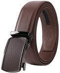 Lavemi Men’s Real Leather Ratchet Dress Belt with Automatic Buckle,Elegant Gift Box