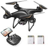 SNAPTAIN SP650 Pro 2.7K Drone with Camera for Adults 2.7K HD Live Video Camera Drone for Beginners w/Voice Control, Gesture Control, Circle Fly, High-Speed Rotation, Altitude Hold, Headless Mode