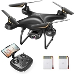 SNAPTAIN SP650 Pro 2.7K Drone with Camera for Adults 2.7K HD Live Video Camera Drone for Beginners w/Voice Control, Gesture Control, Circle Fly, High-Speed Rotation, Altitude Hold, Headless Mode