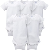 Gerber Baby 5-Pack Solid Onesies Bodysuits