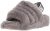 UGG Women’s Fluff Yeah Slide Slipper, Charcoal, 8