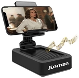 Cell Phone Stand with Wireless Bluetooth Speaker and Anti-Slip Base HD Surround Sound Perfect for Home and Outdoors with Bluetooth Speaker for Desk Compatible with iPhone/ipd/Samsung Galaxy