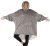 THE COMFY Original | Oversized Microfiber & Sherpa Wearable Blanket, Seen On Shark Tank, One Size Fits All Gray