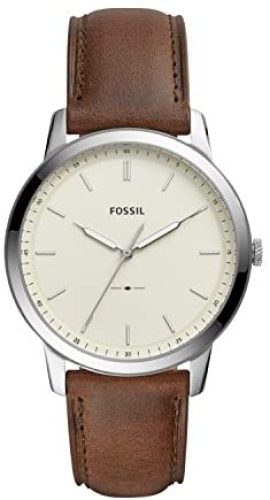 Fossil Men’s the Minimalist Stainless Steel Slim Casual Quartz Watch