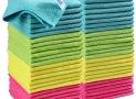 Microfiber Cleaning Cloth,50Pack Cleaning Rag,Cleaning Towels with 4 Color Assorted,12″X12″(Green/Blue/Yellow/Pink)
