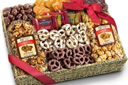 Chocolate Caramel and Crunch Grand Gift Basket for Christmas, Holiday, Snack, Business, Office and Family