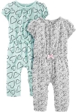 Simple Joys by Carter’s Baby Girls’ 2-Pack Jumpsuits