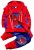 Superhero Costume for Boys | Kids Clothing Set | 3 Piece Tracksuit Hoodie Pants & T-Shirt Red/Blue