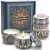 Scented Candle Gifts for Women, 4 Pack 4.4 oz Aromatherapy Candles, Stress Relief Gifts for Girlfriend, Teacher, Mom, Anniversary, Birthday